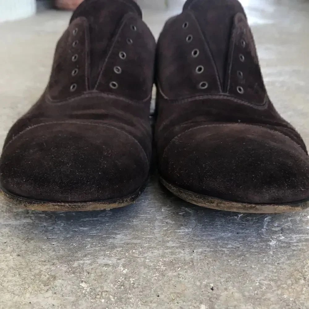 Prada Suede Oxfords